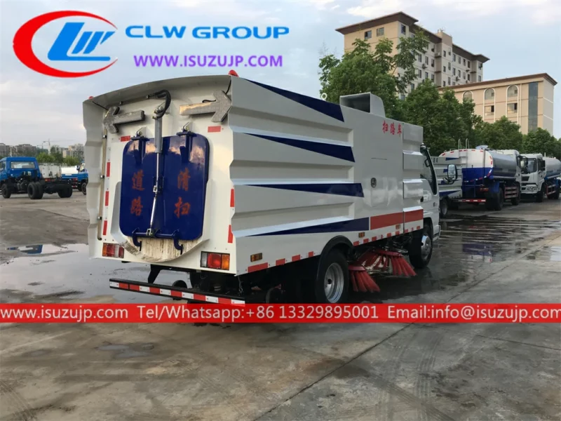 ISUZU truck mounted vacuum sweeper Kazakhstan