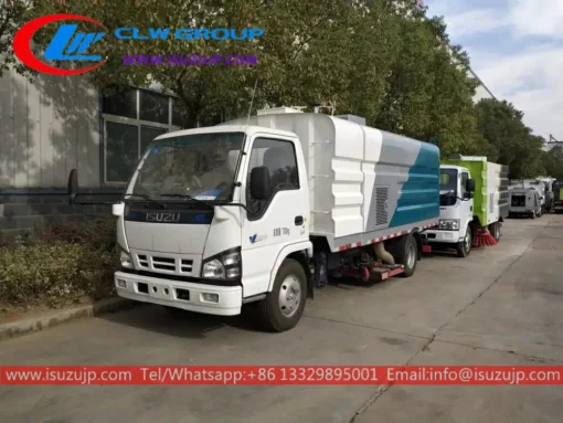 ISUZU ভ্যাকুয়াম সুইপার ট্রাক কেপ ভার্দে