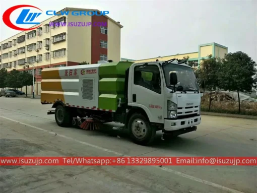 Isuzu 10cbm vacuum cleaner sweeper Bolivia