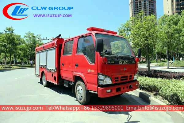 Isuzu 2m3 foam fire truck