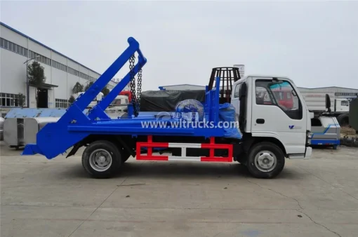 မိုဇမ်ဘစ်နိုင်ငံ Isuzu 5mt skip loader အမှိုက်ပစ်ထရပ်ကား