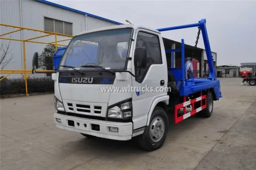 Isuzu 6cbm skip loader fabricantes de caminhão de lixo Namíbia