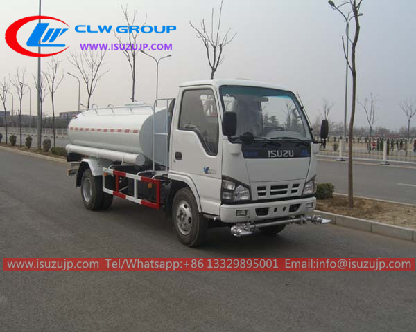 Isuzu 8cbm water tanker price Mongolia