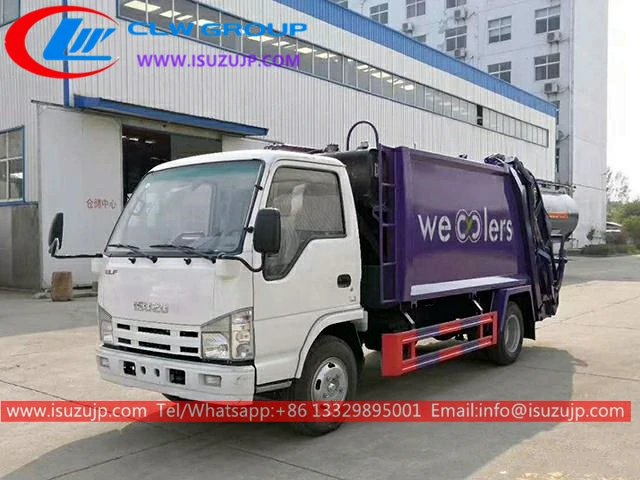 Isuzu ELF 100P compressed garbage truck