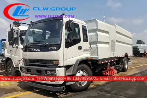 Isuzu FTR 12cbm tractor mounted road sweeper