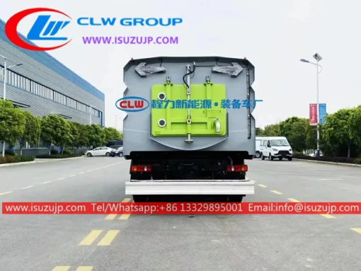 Isuzu FVR 16m3 ລົດບັນທຸກ mounted sweeper ຖະຫນົນຫົນທາງ