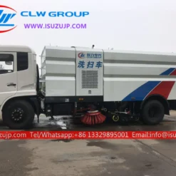 Japan Isuzu 15cbm road washing and sweeping truck