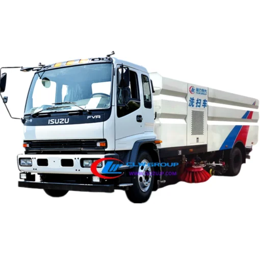 Japan Isuzu 15cbm street cleaning sweeper machine