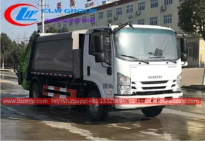 Japanese Isuzu KV600 garbage truck for sale in Niger