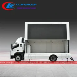 Large mobile led billboard truck