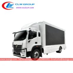 Large outdoor led advertising wall truck