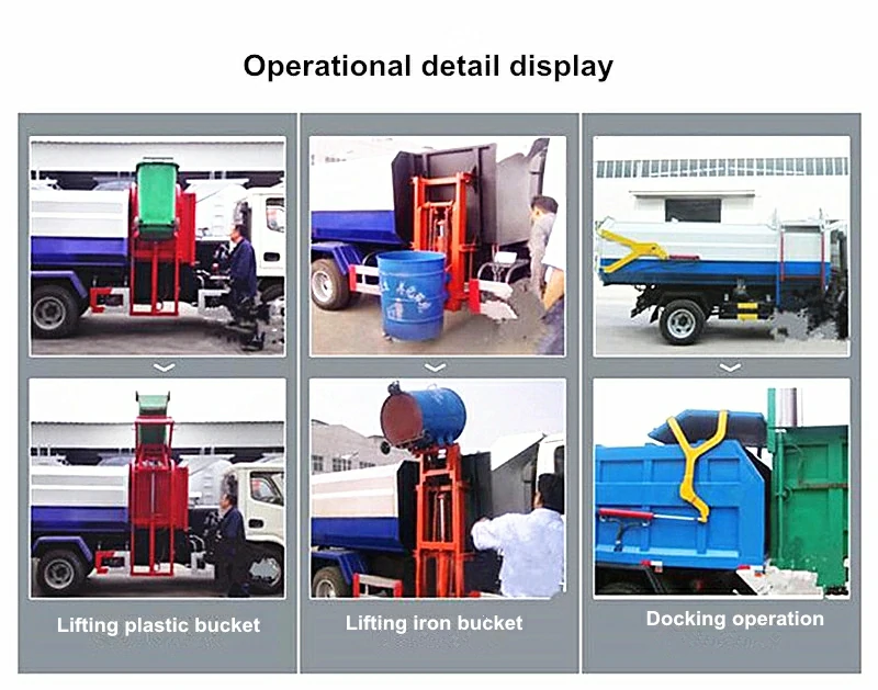 Side loader refuse truck Operation status