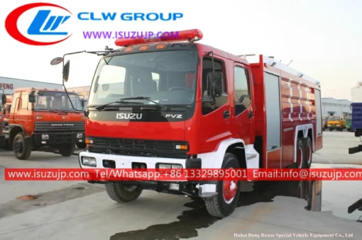 10-колесная пожарная машина ISUZU FVZ для бездорожья