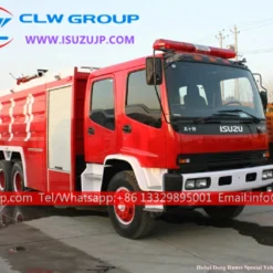 10 wheel ISUZU FVZ off road new fire engine