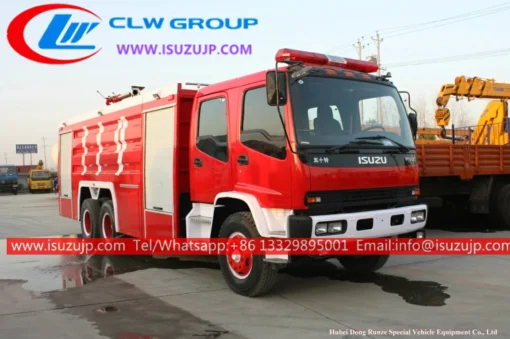 10 roues ISUZU FVZ hors route nouveau camion de pompiers