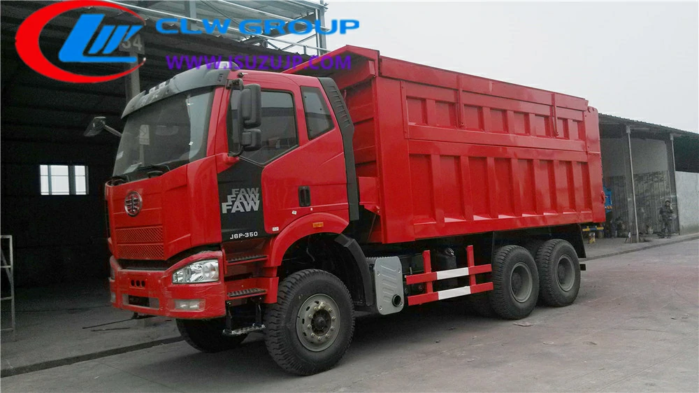 10 wheeler Faw 30 ton dump truck Namibia