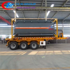 25000L oil tanker Container trailer for sale