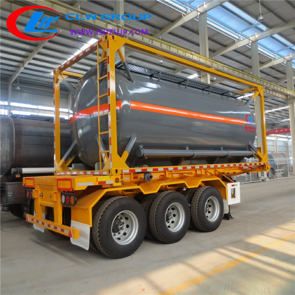 25cbm crude oil Container trailer for sale