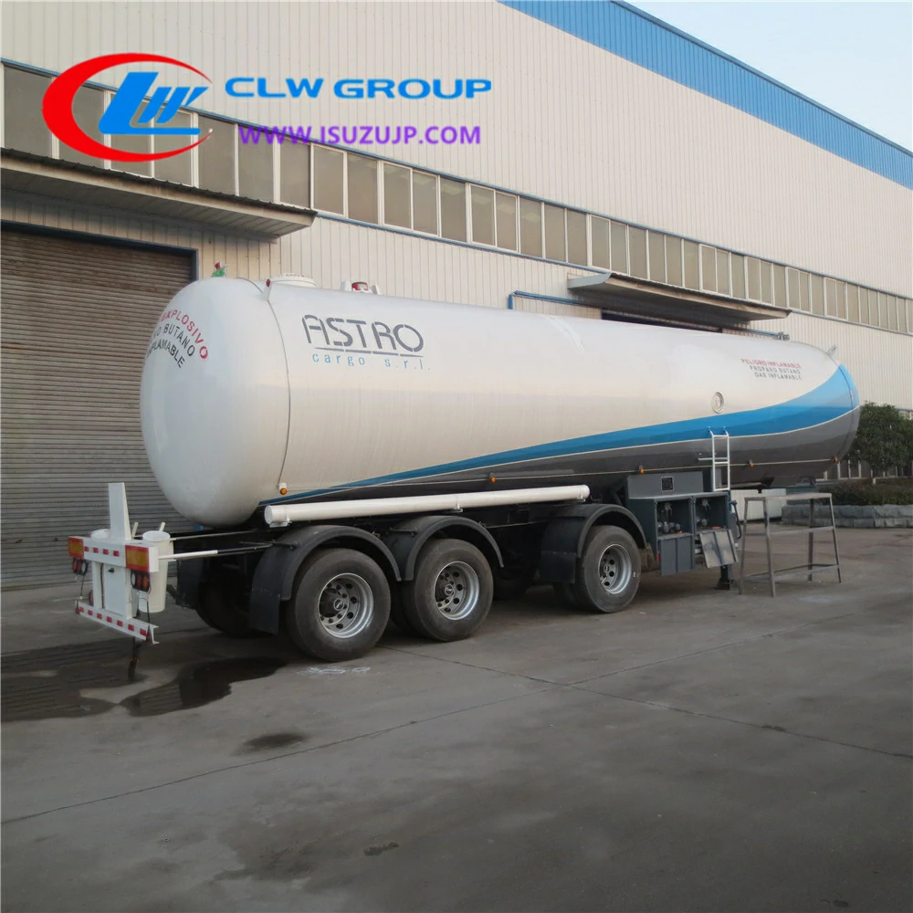 3 Axle 56m3 propane tank trailer for sale Togo