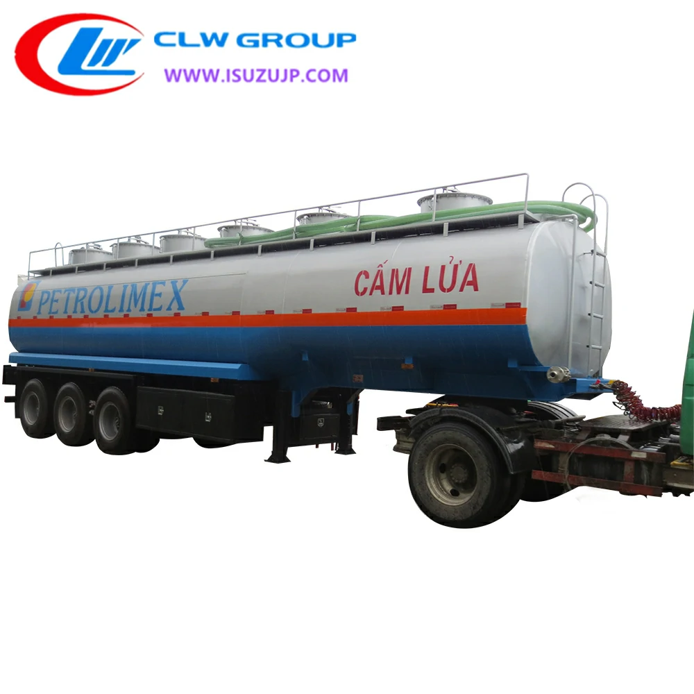 3 axle 45cbm fuel tank trailer