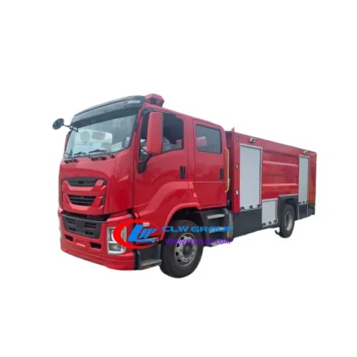4X2 ISUZU GIGA 8000 लीटर पानी की टंकी फायर ट्रक