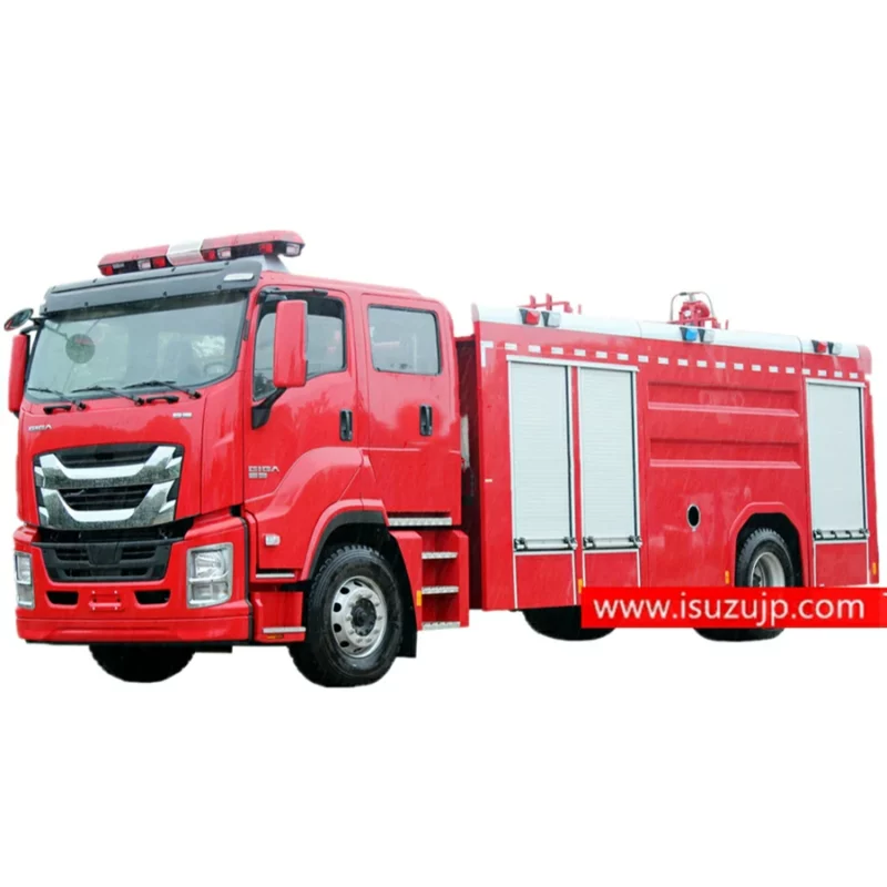 4X2 ISUZU GIGA 8000liters water tank fire truck Niger