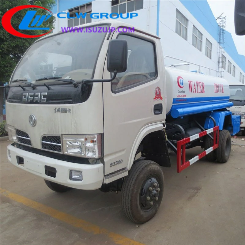 4x4 Dongfeng 5000liters water jet truck Guatemala