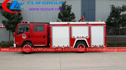 4x4 أكبر شاحنة إطفاء ايسوزو NPR 5000kg