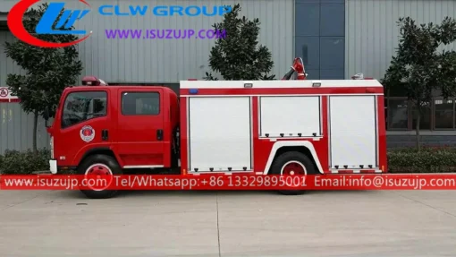 4x4 ISUZU NPR 5000kg camión de bomberos más grande