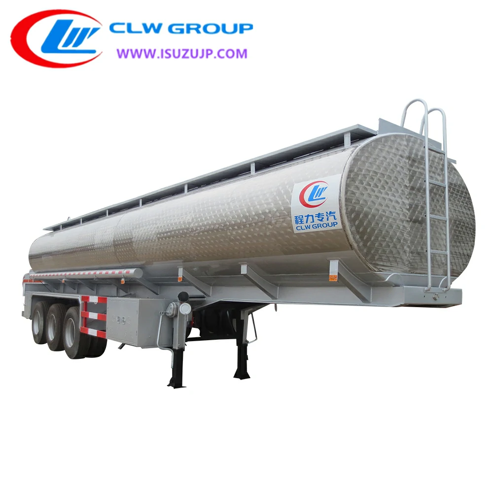 55 Cbm Aluminum Alloy diesel fuel trailer for sale