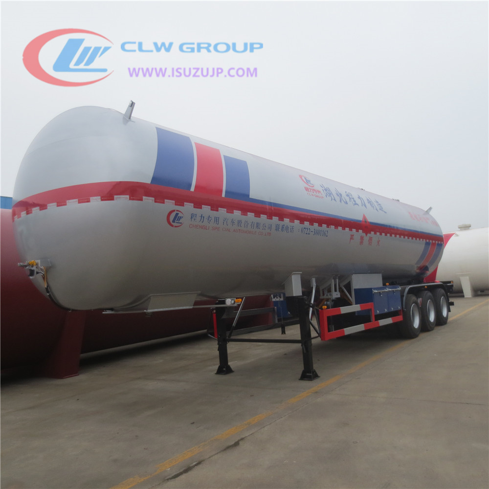 55cbm lpg tank trailer Egypt