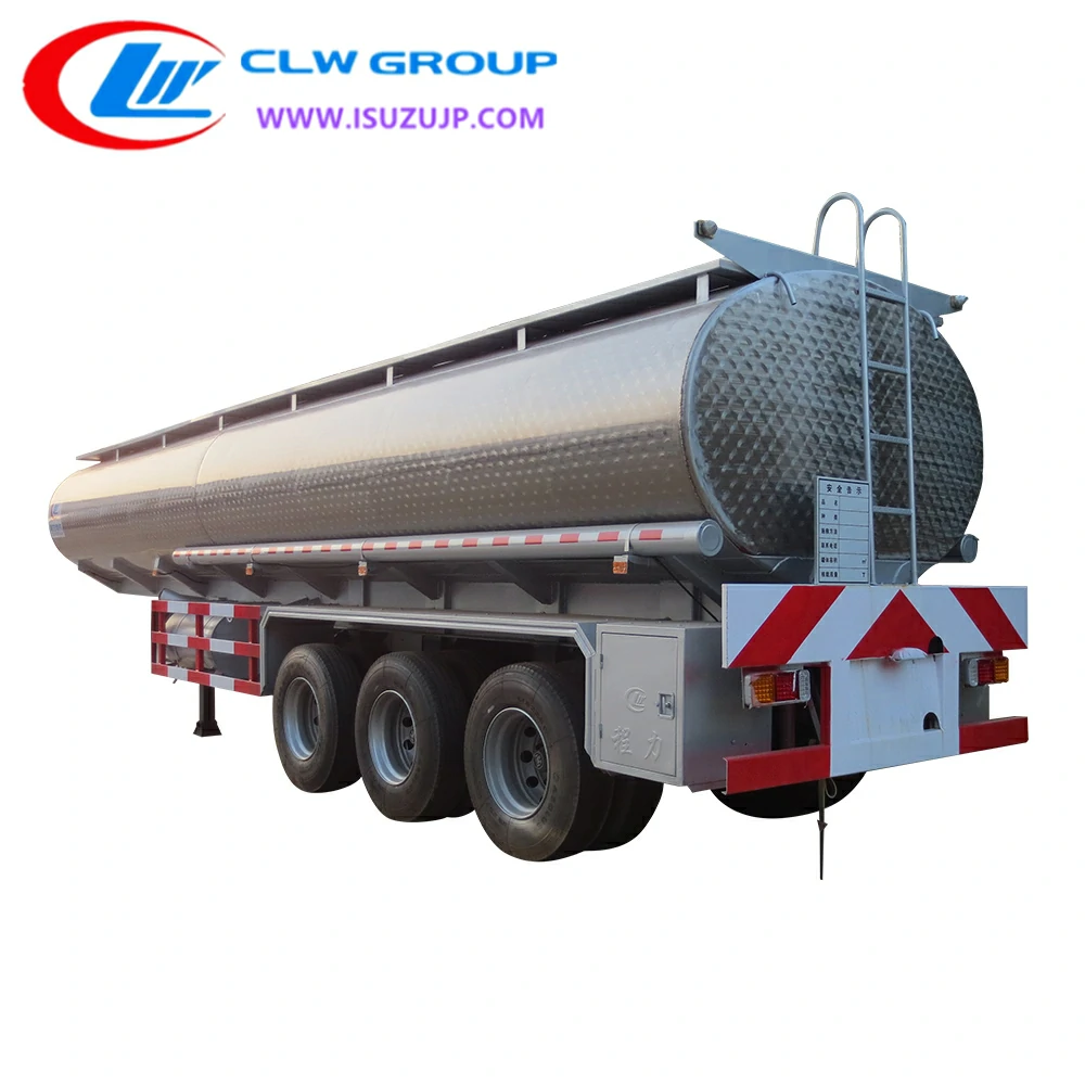60000 Liters Stainless Steel fuel trailer for sale