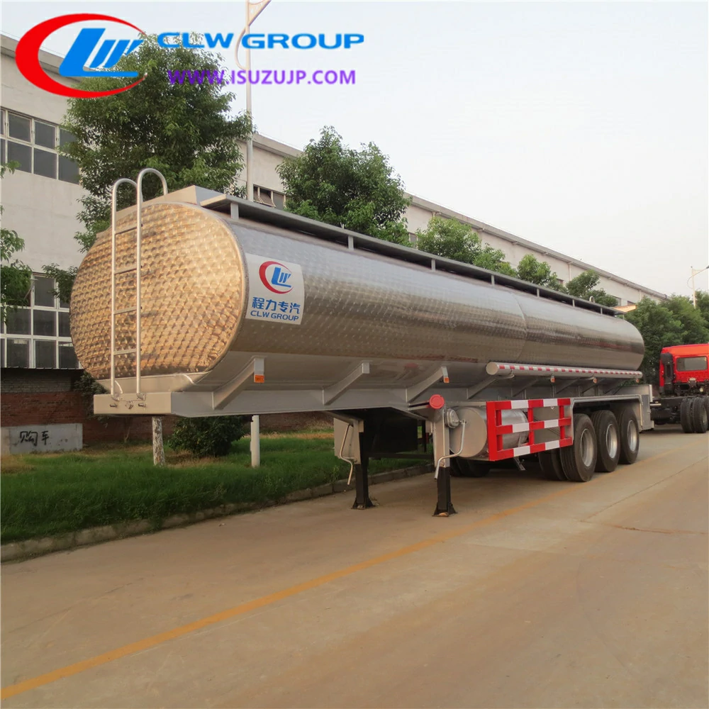 60000L Stainless Steel fuel tanker trailer