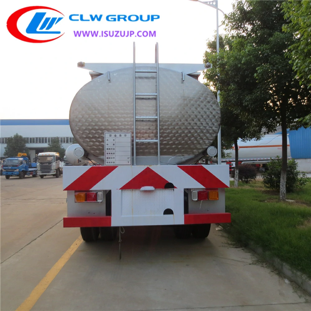 60m3 Stainless Steel diesel tank trailer