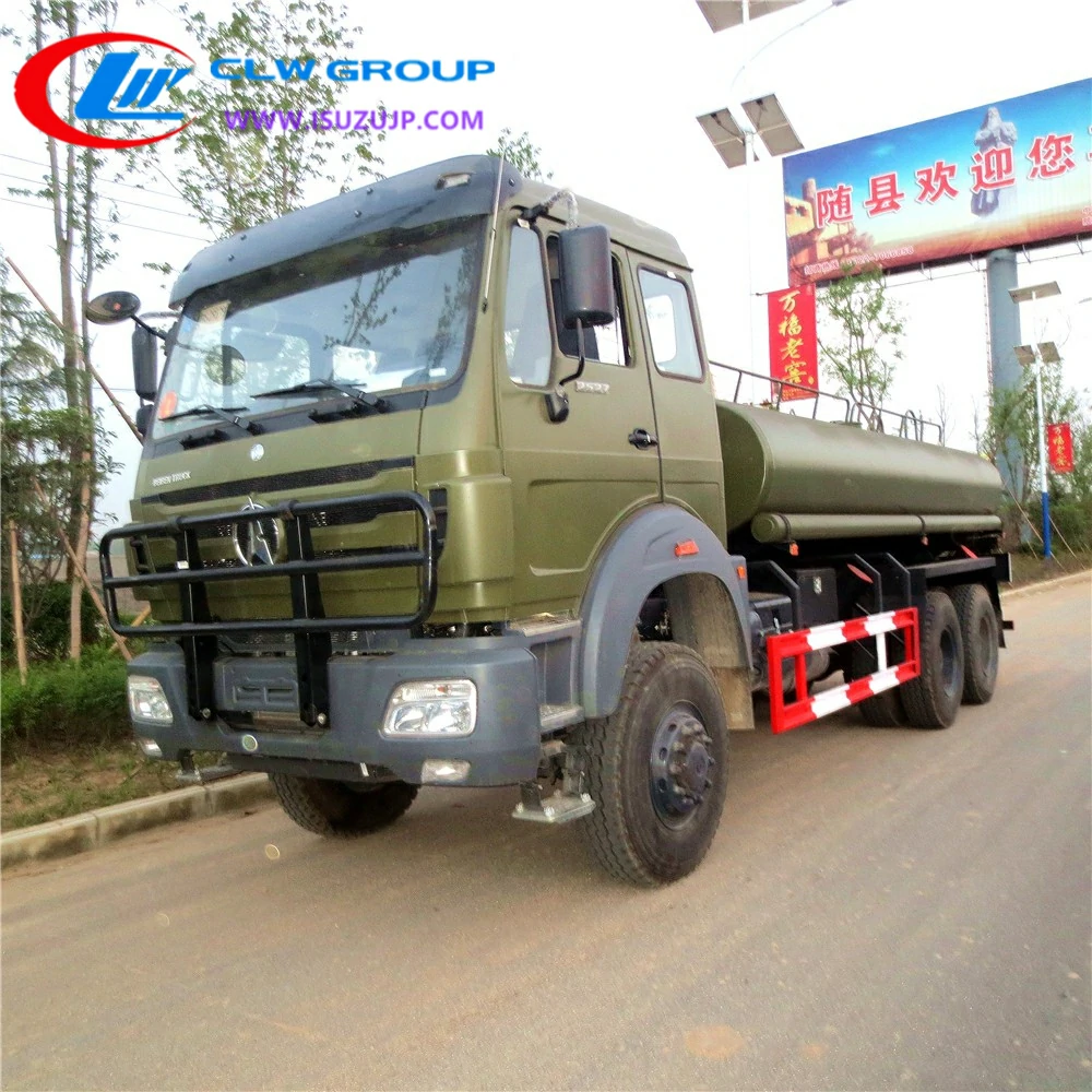 6WD Beiben 12k oil tanker truck for sale Paraguay