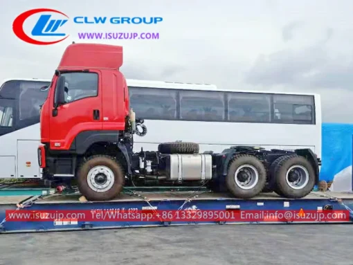 6X4 ISUZU GIGA semi traktor untuk dijual Myanmar