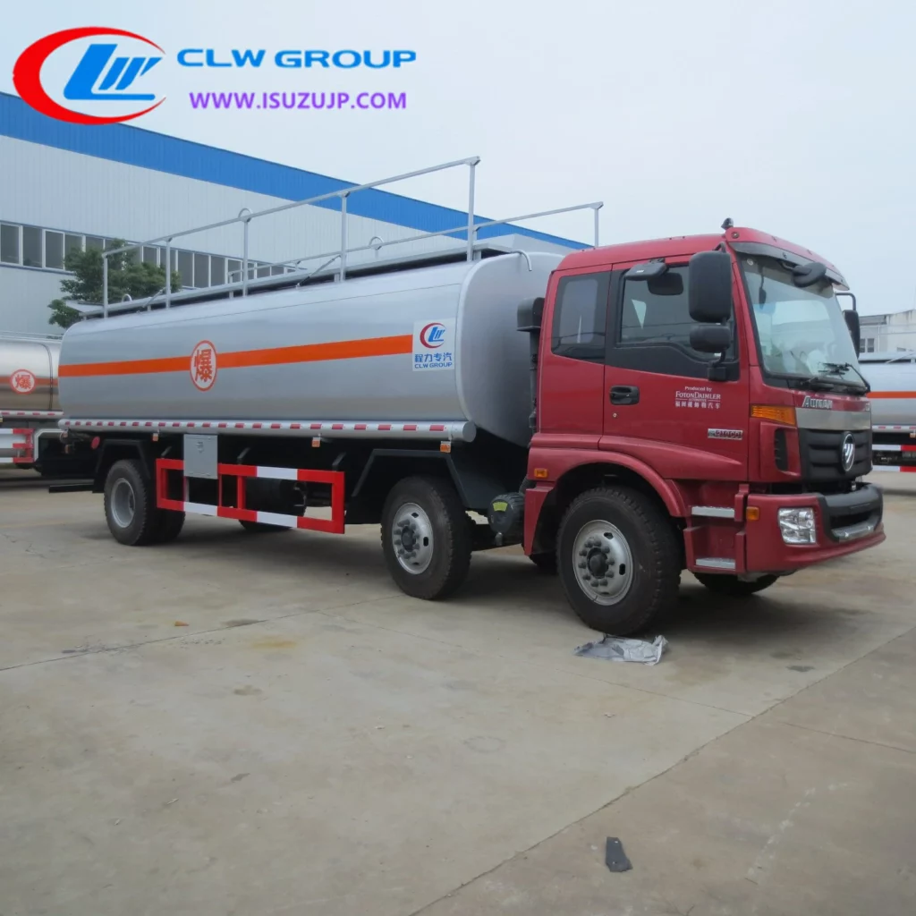 8 tyre Foton 20m3 fuel truck Costa Rica