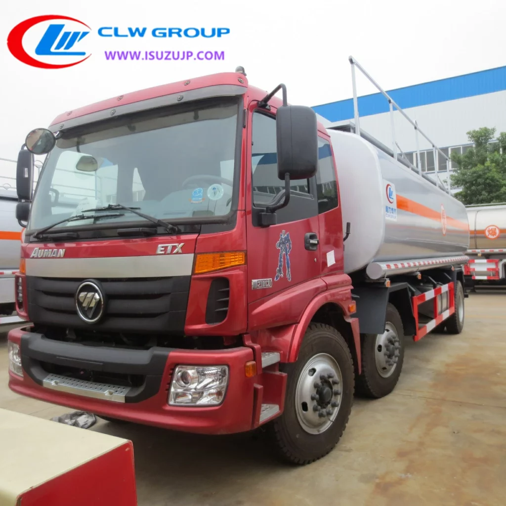 8 wheeler Foton 20cbm diesel tanker Nicaragua