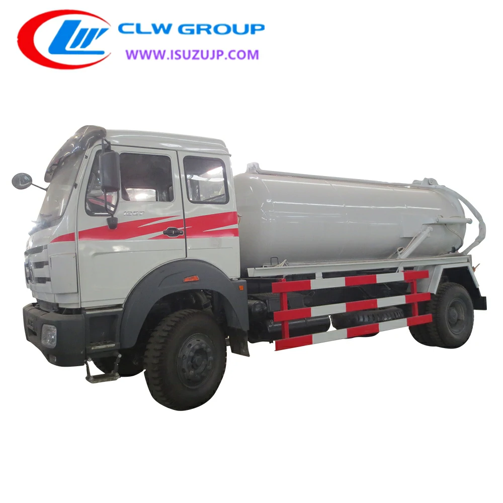 Beiben 12m3 sewage removal truck Ghana