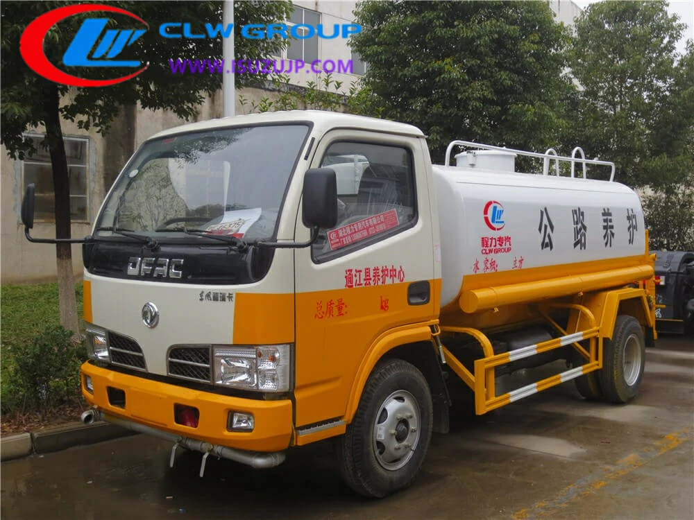 CLW brand 5cbm water bowser truck for sale Central Africa