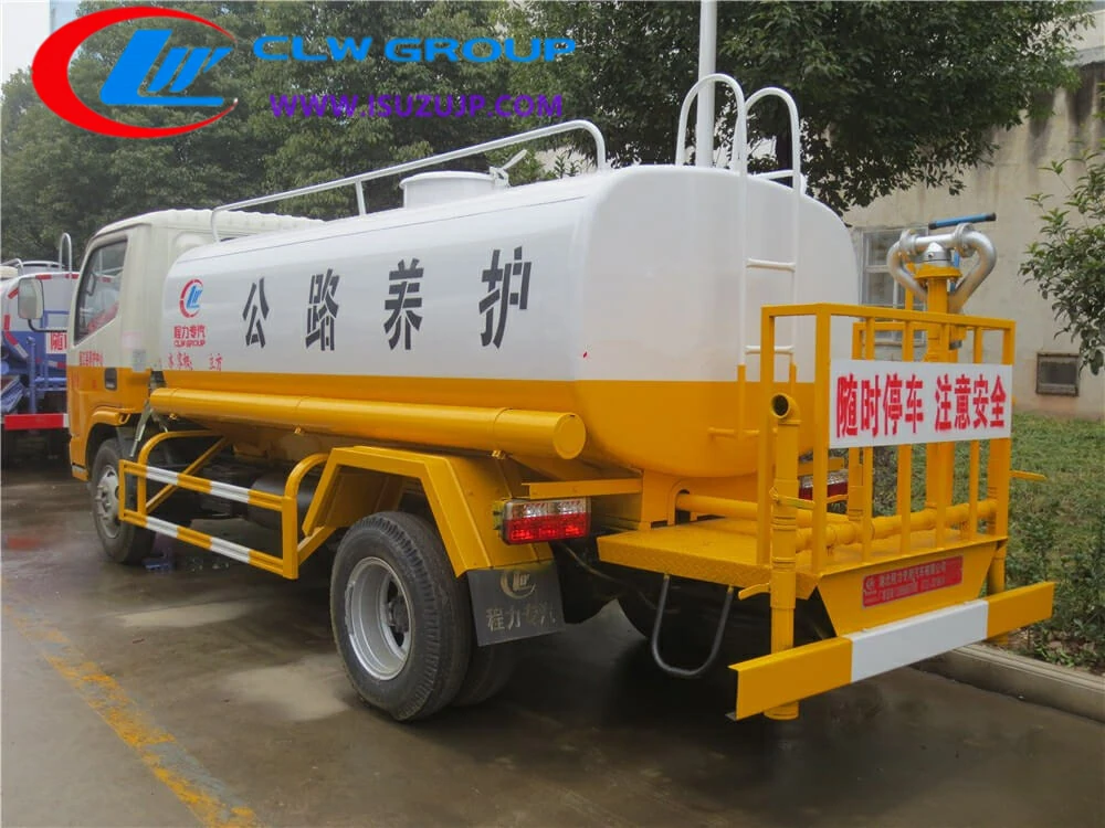 CLW brand 5m3 water delivery truck for sale Central Africa