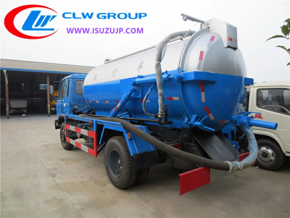 China 10m3 sewer vacuum truck for sale Iraq
