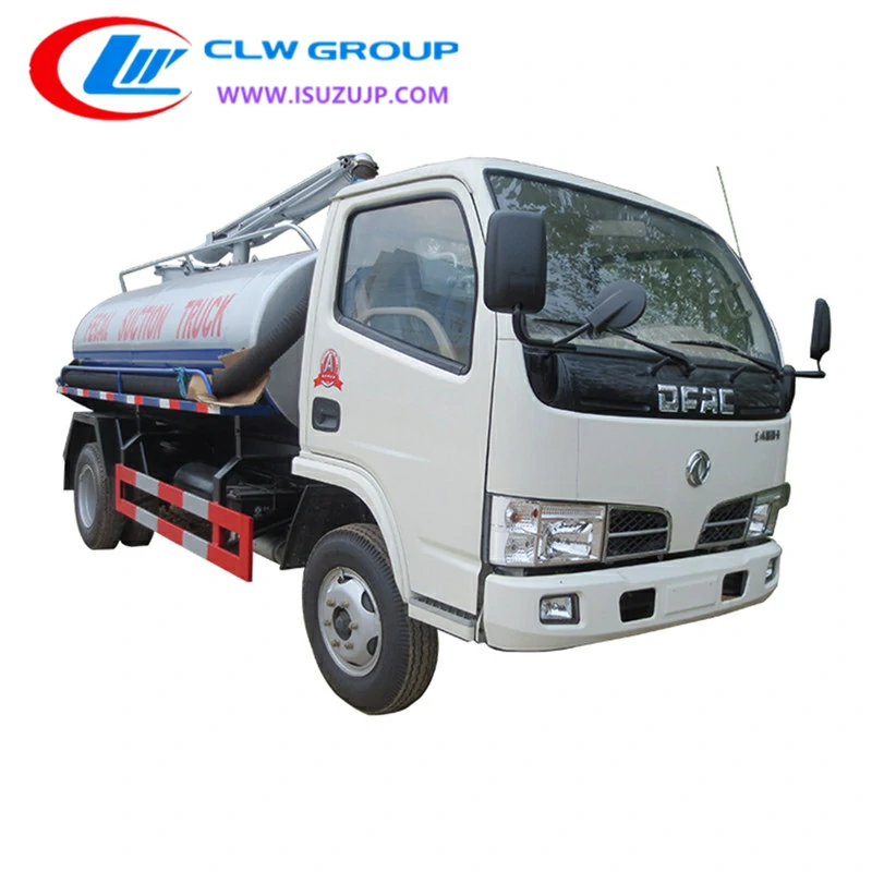 DFAC 1000 gallon manure vacuum truck for sale Madagascar