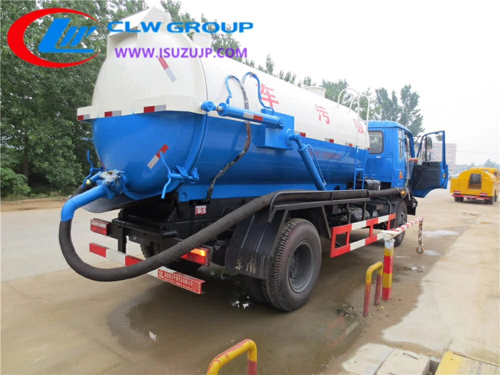 DFAC 12000L sewage disposal truck Tajikistan