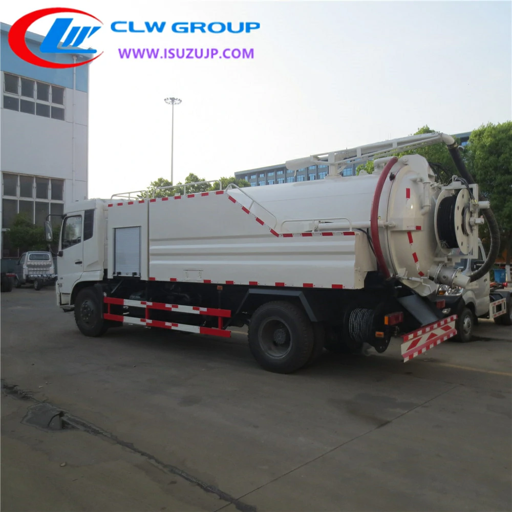 DFAC 12000liters Sewer flusher truck Myanmar
