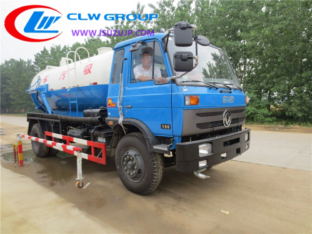DFAC 12000liters fecal suction truck Kyrgyzstan
