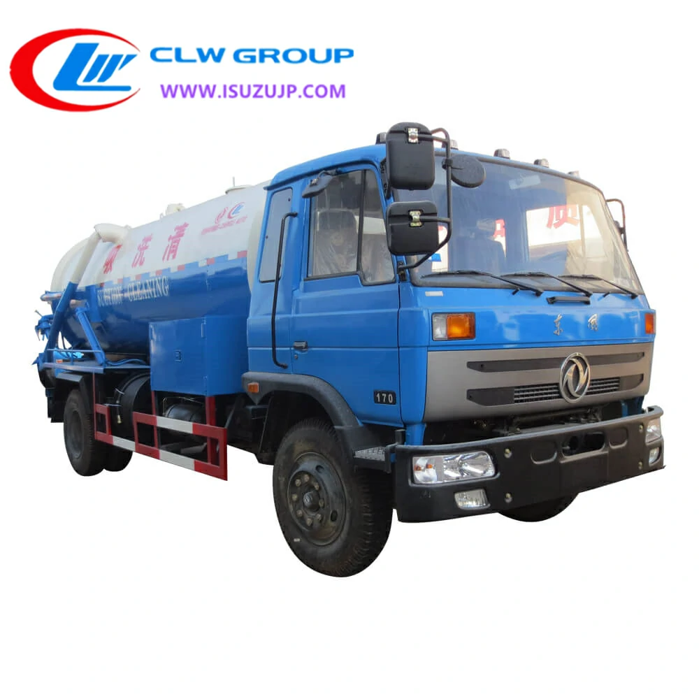 DFAC 12cbm sewage truck price Kazakhstan
