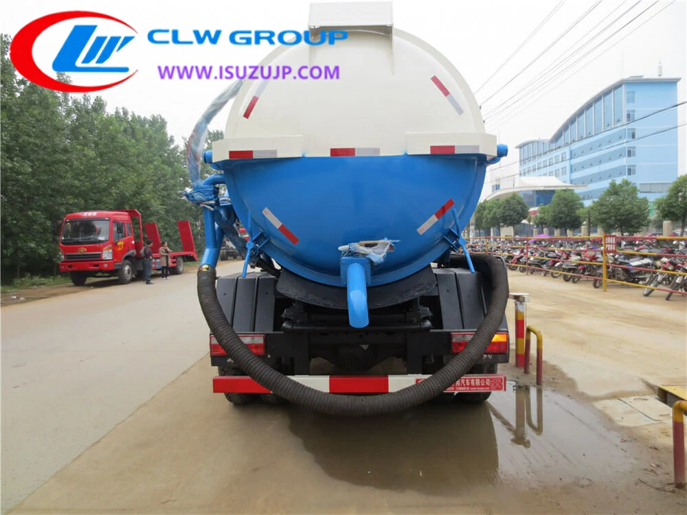 DFAC 12m3 sewage removal trucks for sale Uzbekistan