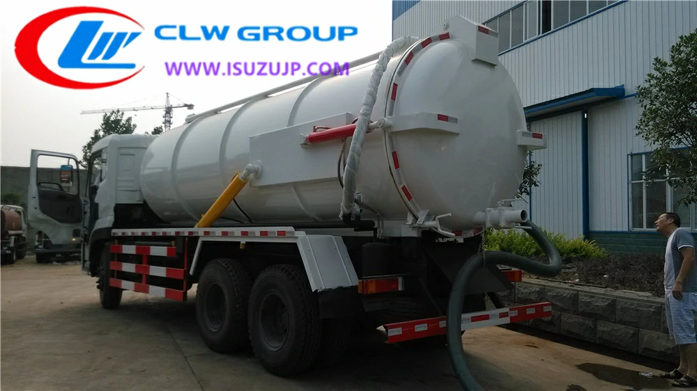 DFAC 18cbm vacuum tank truck Nicaragua