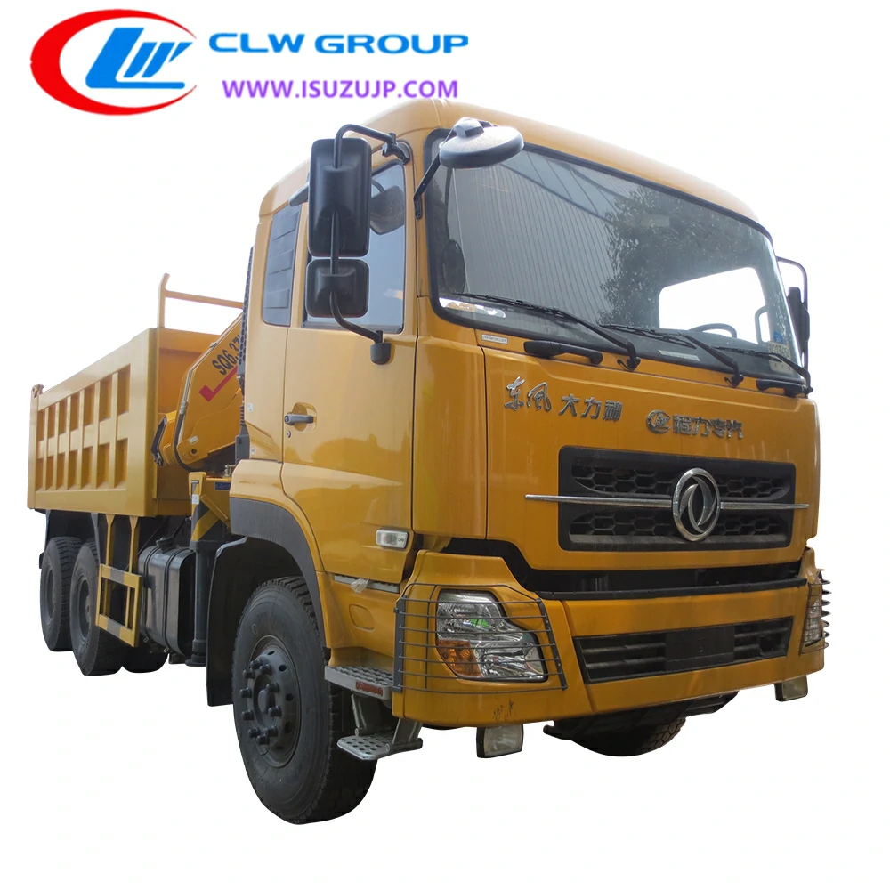 DFAC 25 ton dump truck with crane for sale Kenya